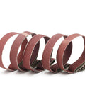 1 Inch By 30 Inch Sanding Belts Set For Woodworking And Metal Polishing With 320 400 600 800 1000 Grits Aluminum Oxide Abrasives