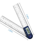 Top Shelf Heavy Duty Digital Angle Finder And 2 In 1 Digital Protractor With Seven Inch Stainless Steel Ruler on display.