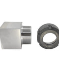 ER32 Square Collet Block And Holder For CNC Lathe And Engraving, 0.005 mm Precision Carbon Steel Workholding, Rock Solid Flatness