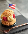 100 Pack American Flag Toothpick Flags For Cocktails And Cupcakes Wood Sticks With Paper Flags Mini Flag Picks On Dessert