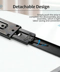 Detachable design of Smooth As Butter 16 Inch Push To Open Auto Rebound Soft Close Drawer Slides for easy installation.