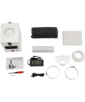 Components of Pro Grade Solder Fume Extractor With 3 Stage Filtration 95 Percent Smoke Capture For Electronics Soldering And Nail Art