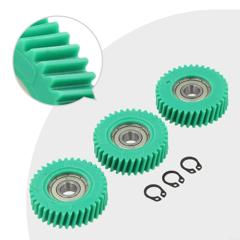 Nylon Planetary Gear Set For Electric Bike Hub Motor 36T Skew Gear With 608 Bearings Quiet Noise Reduction Internal Gears Ebike 3 Pack