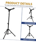Heavy Duty Folding Drum Rack And Snare Stand Featuring Multi Angle Adjustments And Tight Triangular Brackets, adjustable height 68-99cm.