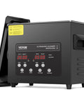 3 Lit er Ultrasonic Cleaner Machine With Digital Screen And Integrated Heater, 40khz Straight Up Powerhouse That Scrubs Gunk Right Off, Squeaky Clean Setup For Rings Glasses Retainers, features digital controls.