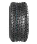 Front Turf Tires 15x6.00-6 For Lawn Mower And Riding Tractor Tubeless 4 Ply With 570 Lb Capacity Set Of 2 Non Highway Tread
