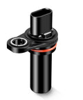 Crankshaft Position Sensor Replacement For Dodge Chrysler Jeep Journey Avenger Caliber Viper 2007-2017 2.4L 2.0L 8.3L 8.4L Ensures Accurate Timing Easy Install Reliable Start, black plastic sensor with O-ring