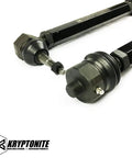 Death Grip Tie Rod Ends KRTR11 For 2011 To 2019 Chevy GMC 2500HD 3500HD Duramax Diesel, Heavy Duty Inner Ball Sockets, All Steel Hex Body, Left And Right Jam Nuts, Lifetime Warranty. Black steel tie rod ends with threaded ball studs and jam nuts