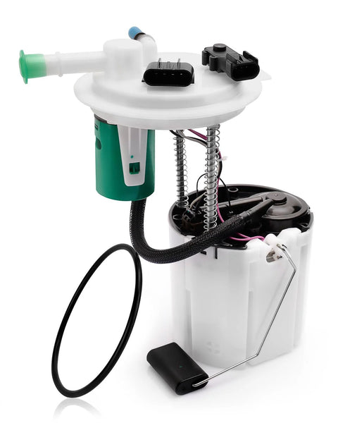 Direct Fit Electric Fuel Pump Module Assembly For 2009-2017 Buick Enclave, 2009-2017 GMC Acadia, 2009-2017 Chevy Traverse, And 2009-2010 Saturn Outlook 3.6L V6 Easy Install Replacement OE E3790M SP6657M displayed in a front view.