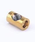 M6 Titanium Barrel Nut For Bicycle Seat Post 15mm Tall 9mm Diameter Golden Grade 5 6AL4V Titanium Alloy With Precise M6 Thread