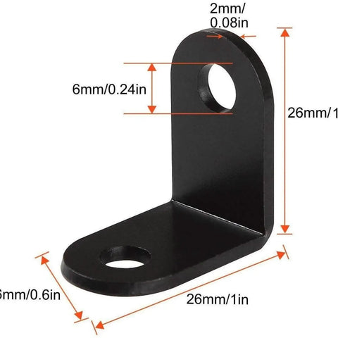 10 Pieces Right Angle L Shaped Corner Brackets For Wood Furniture Built To Last Stainless Steel Rust Resistant Heavy Duty Plate Fasteners