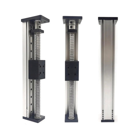 Ready To Roll Premium Electric Sliding Table Integrating MGW12R Linear Guide Rail And SFU1610 Ballscrew For CNC 3D Printers, aluminum rail, precision sliding stage.