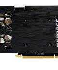 Next Level Gaming Beast Featuring 12GB GDDR6 Memory and Rock Solid Ampere Architecture, close-up view of GPU design with dual fans.