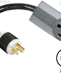 Straight Shooter Eva Charger Cable Adapter Links Nema Six Twenty Plugs To Fourteen Thirty Outlets for electric vehicle charging.