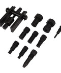 Ultimate Universal Motorcycle Bearing Puller Tool Kit With 10 Piece Internal Extractor Set For Smooth Bike Engine Repair And Easy Motor Maintenance With Durable Metal Storage Case Helps You Fix Stuff Quick No Sweat On Your Sweet Machine, 10-piece steel set