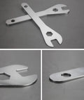 Ultra Thin Hub Cone Wrench Set 4 Pcs With 13mm 14mm 15mm 16mm Open End And 16mm Box End CrV Steel NiCr Plated for bike hub nuts