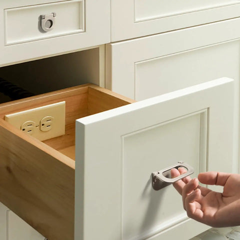 Game Changer 10 Pack Black Flush Flip Drawer Handles For Kitchens And Bedrooms Hella Sturdy Zinc Alloy Design With Seamless Concealed Mount And Fastening Kit For Easy Upgrade