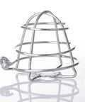 Heavy Duty Stainless Steel Fire Sprinkler Head Guard And Top Tier Protective Cage for 1/2 inch and 3/4 inch units, side view.