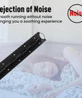 Heavy Duty 12 Inch Piano Hinge In Black 304 Stainless Steel Continuous Hinge With 2 Inch Open Width For Cabinets Doors Noise Reduction