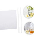 Two Pack Glass Sticks For Electrostatic Experiments In Junior High School Friction Electrification Physics Teaching Equipment with beakers