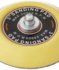 3 Inch Mini Air Polishing Kit With Direct Drive Polisher For Pro Grade Car Detailing Up To 2,500 RPM yellow sanding pad