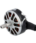 Close-up of 2807 1300KV 3 To 6S Brushless Motor for 7 inch FPV racing drones with aluminum housing and durable bearings.