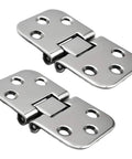 Flush Mount Hatch Hinges 316 Stainless Steel Marine Grade Build Tough As Nails Corrosion Resistant 180 Degree Rotation Pack of 2