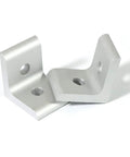 10 Pack 1515 Series Aluminum Inside Corner L Bracket Connector For Extruded Aluminum 2 Hole 1.5 Inch By 1.5 Inch By 1.31 Inch Body