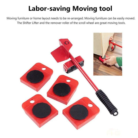 Haul Heavy Gear With Ease Use This Durable Furniture Lifter Tool Set Featuring Smooth Gliding Wheels and Sliders for moving heavy items.