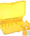 Lockout Tagout Station Kit With Padlocks, Hasp, Tags, And Nylon Ties For Safe Lockout Safety Setup OSHA Compliant And Ready For Industrial Use