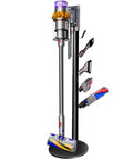 Sturdy Floor Storage Stand With Five Hooks For V Series Cordless Vacuum Cleaners Boss Level Docking Station Organizer Bracket in Black