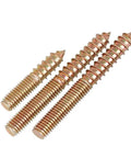 30 Piece M6 Hanger Bolt Set Double Ended Furniture Fixings For Wood To Metal M6x40mm Self Tapping Screws Thread Dowels Dual End Connectors