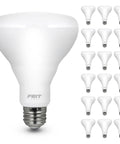 BR30 LED Flood Light Bulbs 65W Equivalent 9.5W Non Dimmable No Drama Energy Saver With 10 Year Life 650 Lumens 2700K Soft White E26 Base