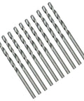 Set of 10 straight HSS twist bits from 40 Piece Mini Drill Bit Set 0.5mm To 2.0mm Straight HSS Twist Bits Fully Ground High Speed Steel