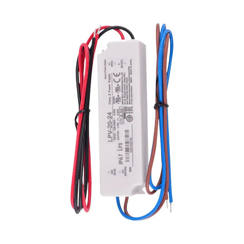 Heavy Duty Ip67 Waterproof Ac Dc Switching Power Supply Flat Out Built Tough For Led Lighting And Equipment 24V 0.84A with wires