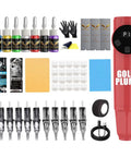 Wireless Tattoo Pen Kit For Beginners With 10 Needles And 7 Inks, Complete Cordless Tattoo Machine Set, beginner ink colors