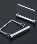 2 Pack 5/16 By 3-1/2 Inch Trailer Hitch Pins, Heavy Duty Steel Locking Pins For Utility Trailers, Lawn Mowers, Tow Hitches And Cargo Haulers