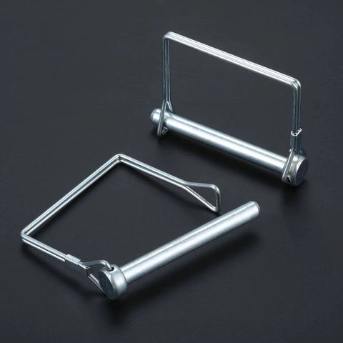 2 Pack 5/16 By 3-1/2 Inch Trailer Hitch Pins, Heavy Duty Steel Locking Pins For Utility Trailers, Lawn Mowers, Tow Hitches And Cargo Haulers