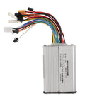 48V 20A Brushless Electric Scooter Controller With Precise Speed Control And Sensitive Braking, colorful wiring visible