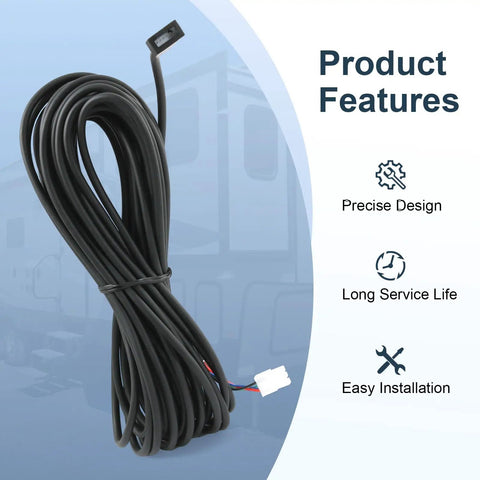 35 Foot 6 Pin Controller To Motor Harness Direct Replacement For In Wall RV Slide Out Systems Part 238992 No Brainer Install With Extended Reach coiled cable with 6-pin connectors