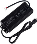 Beefy 120W 12V DC LED Power Supply With IP67 Waterproof Rating Auto Short Circuit and Overload Protection, 3 prong plug, 3.3 foot cable