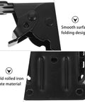 Heavy Duty Folding Cabinet Hinges Eight Piece Kit Smooth Swinging Action, cold rolled iron plate, smooth surface folding design.