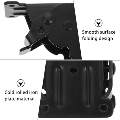 Heavy Duty Folding Cabinet Hinges Eight Piece Kit Smooth Swinging Action, cold rolled iron plate, smooth surface folding design.