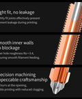 Upgrade 0.4mm Hardened Steel Nozzles Kit showcasing tight fit, smooth walls, precision machining for pro grade flow and smoother prints