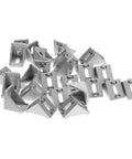 25 pieces of 4040 Aluminum Corner Brackets Set Beefy Rock Solid L Shape Right Angle Braces Fasteners for furniture