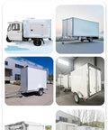 Multiple styles of Sleek Portable Refrigerated Trailer Featuring Heavy Duty Mobile Cooling System For Catering Teams And Large Outdoor Events Keeps Everything Slick And Chilled On The Go.
