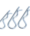 Built Tough 8 To 20 Pack Adjustable Clevis Pins Set With Flat Head And Multi Hole Side For Quick Length Trim M8x50 Zinc Coated Alloy Steel