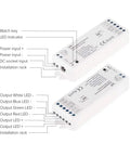 RGB RGBW LED Strip Kit With RF Remote Control, Four Zone Group Lighting, 2.4GHz Wireless includes wiring diagram of VP controllers