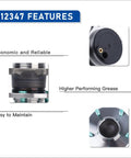 Features of Pair Rear 512347 Wheel Hub Bearing Assembly for Mazda, including economic reliability and performance highlights.