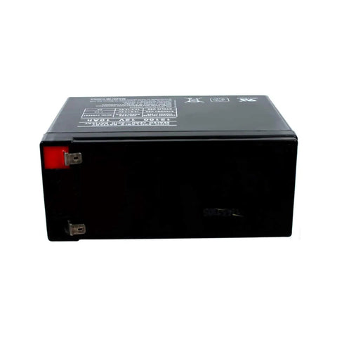 Three Piece 12V 10Ah SLA Replacement Batteries For Ups Backup Power And Home Alarm Systems Offering No Sweat Setup And Legit Heavy Duty Reliability With Smooth Daily Operation That Really Delivers The Goods, showing a single SLA battery with connectors.